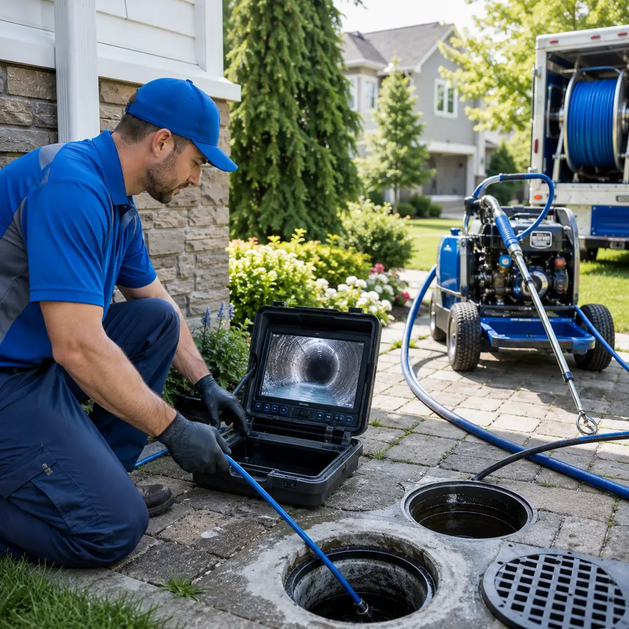 Outdoor drain cleaning professionals serving Rock Hall, MD
